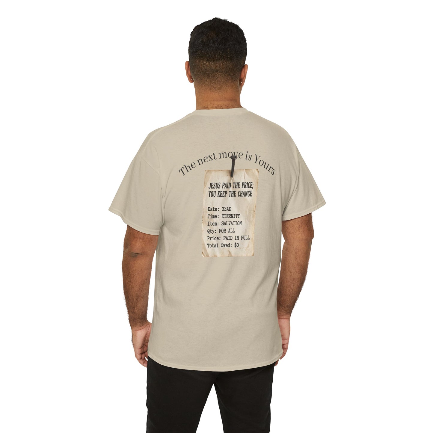 Your Debt Is Paid Romans 6:23 Inspirational- Christian Cross T-Shirt