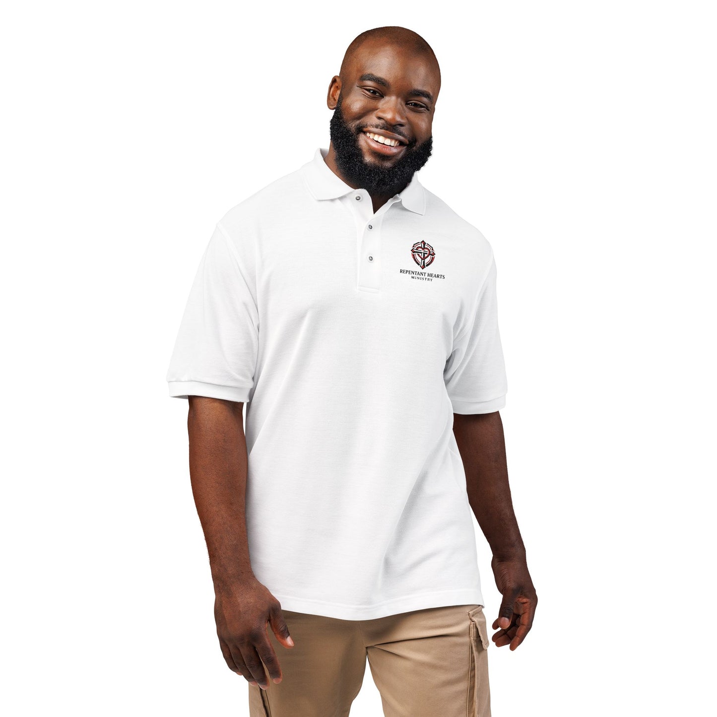 RHM Logo Polo — Hampton Harbor Crew Shirt- Embroidered