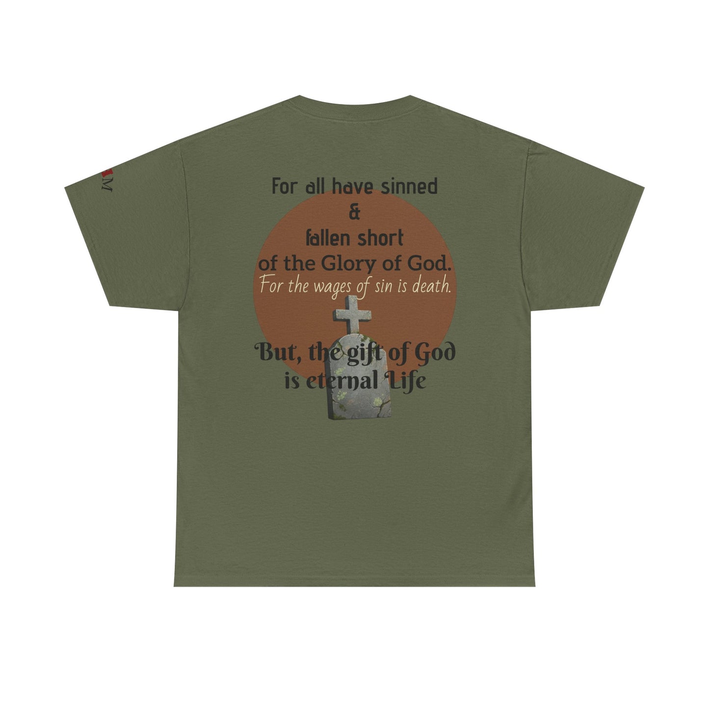 "Saved" Ephesians 2:8 T‑Shirt — Scripture back