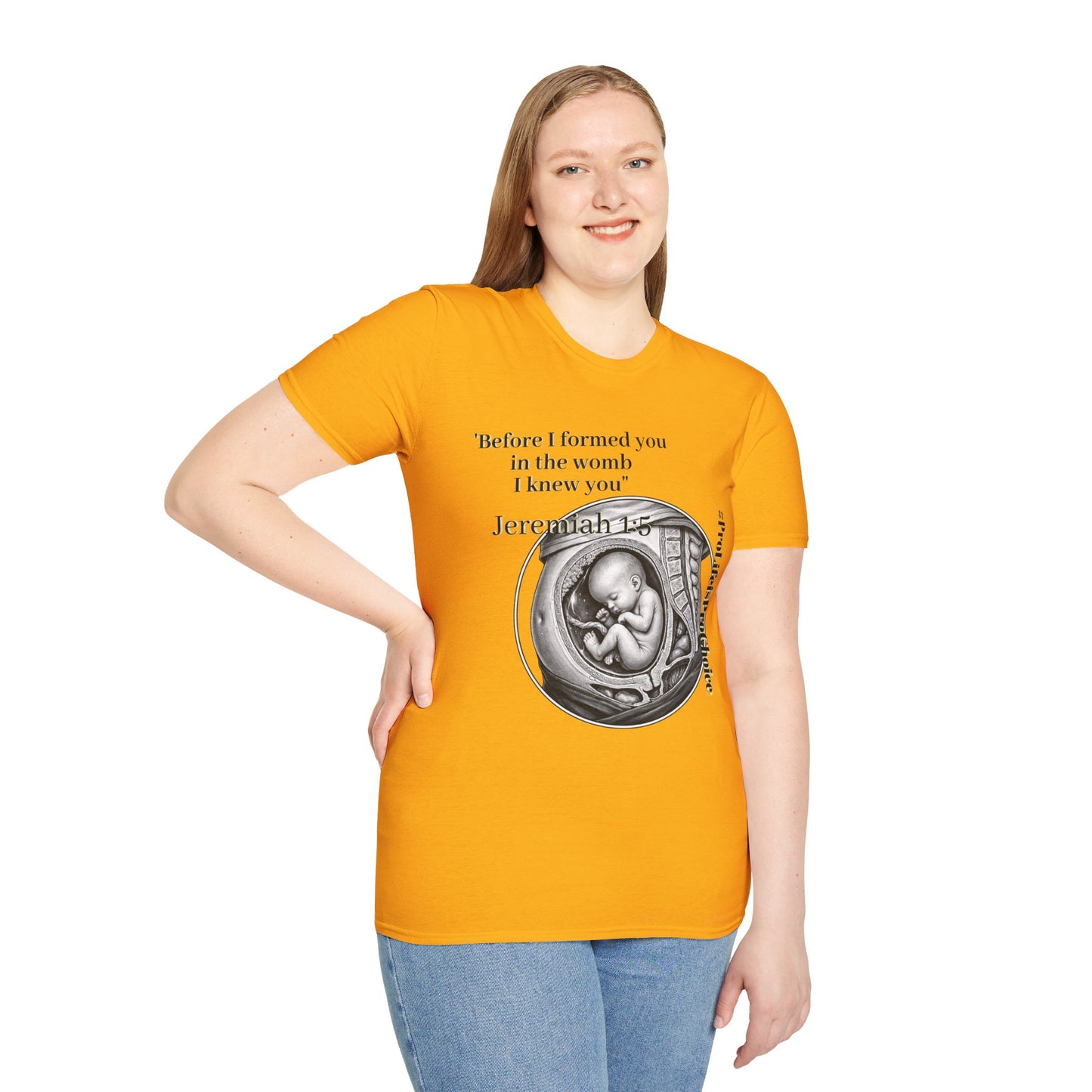 Abolish Abortion T-Shirt - Jeremiah 1:5