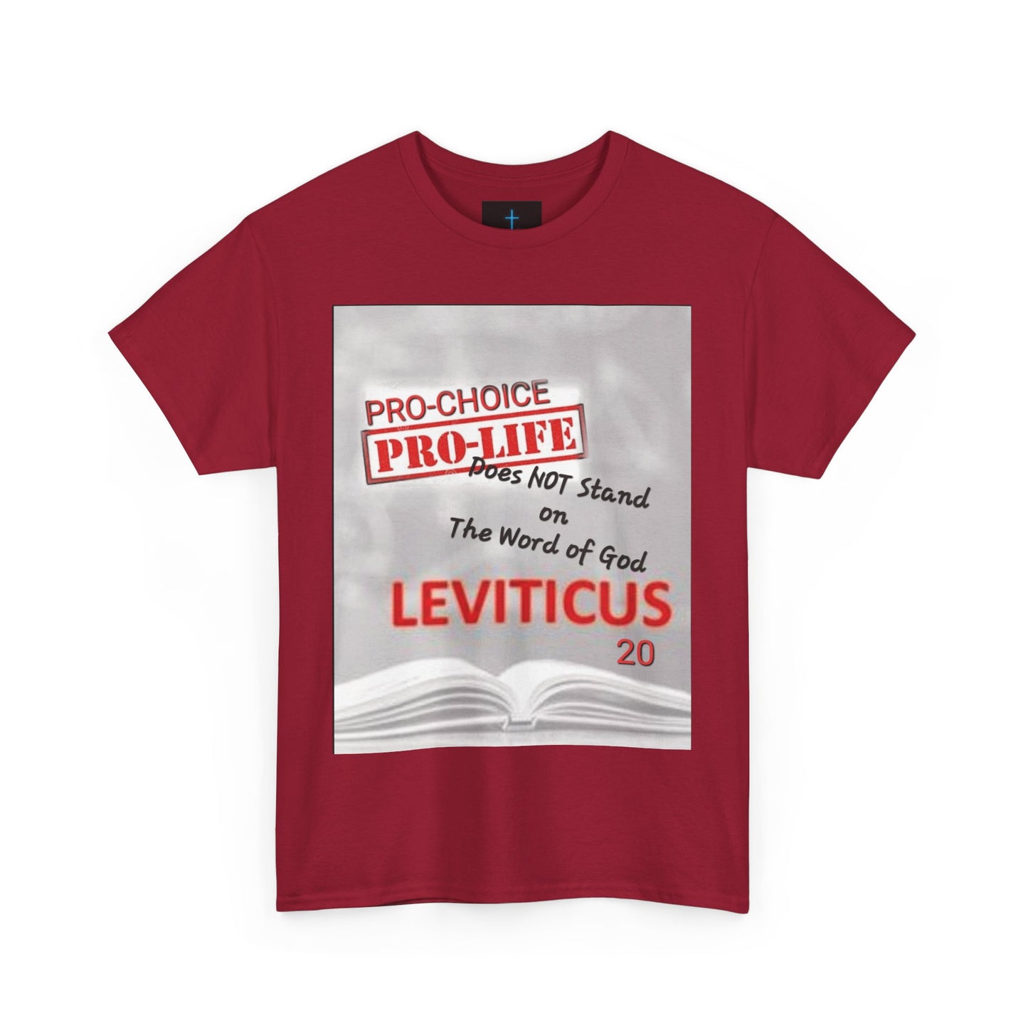 Abolish Abortion Unisex Heavy Cotton Tee - Leviticus & Proverbs Design