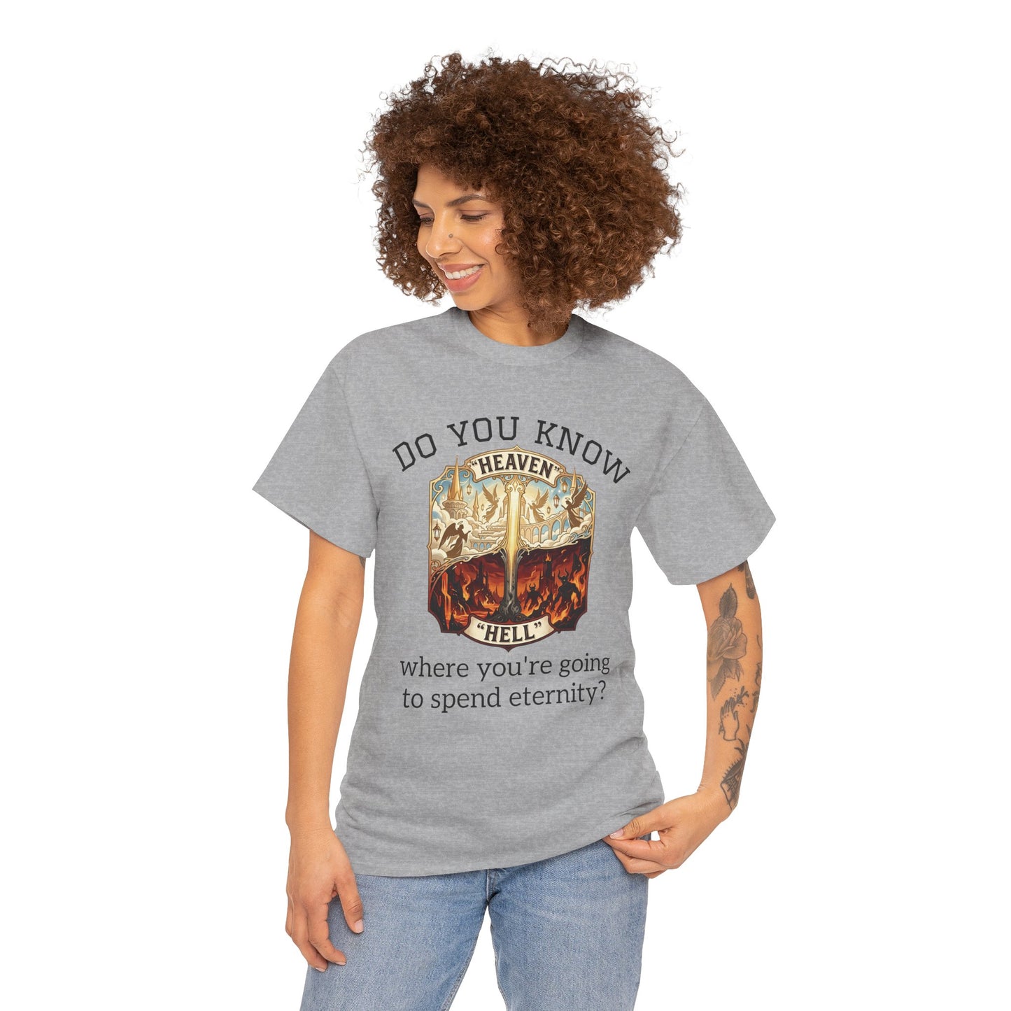 "Do You Know Where You’re Going? / Ask Me About Jesus"- Gospel Tee
