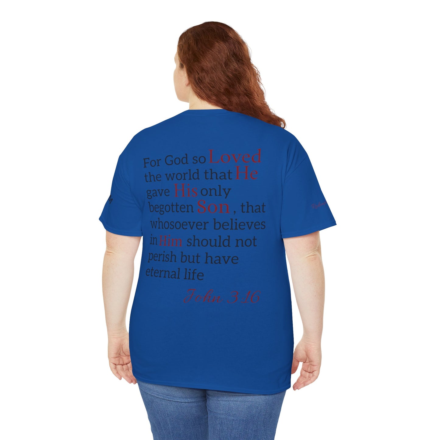 Redemption John 3:16 T-Shirt — Scripture Tee