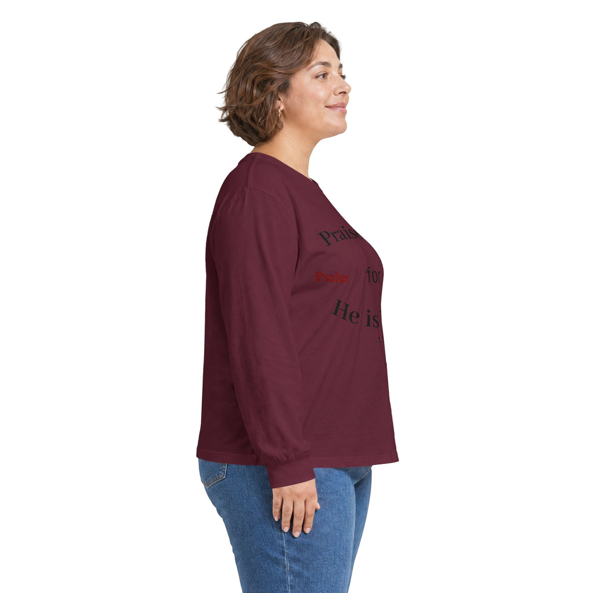 Praise Him for He is Holy — Psalm 150 Long Sleeve Tee