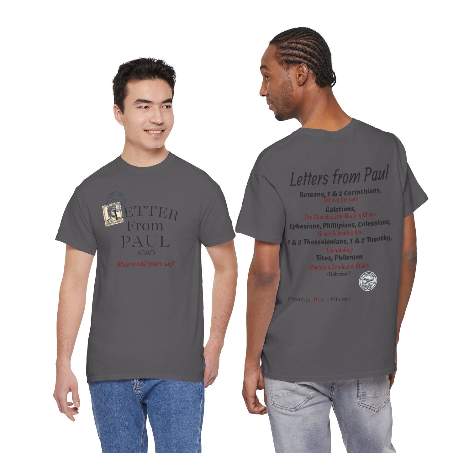 Letters from Paul T-Shirt — What Would Yours Say?