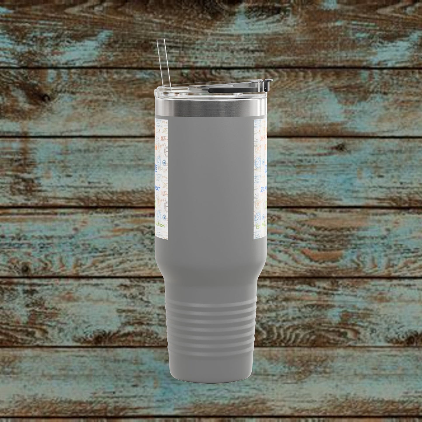 Faith Based Insulated Travel Mug – 40oz | Jesus is My Pilot Design | Perfect for Travelers & Pilots