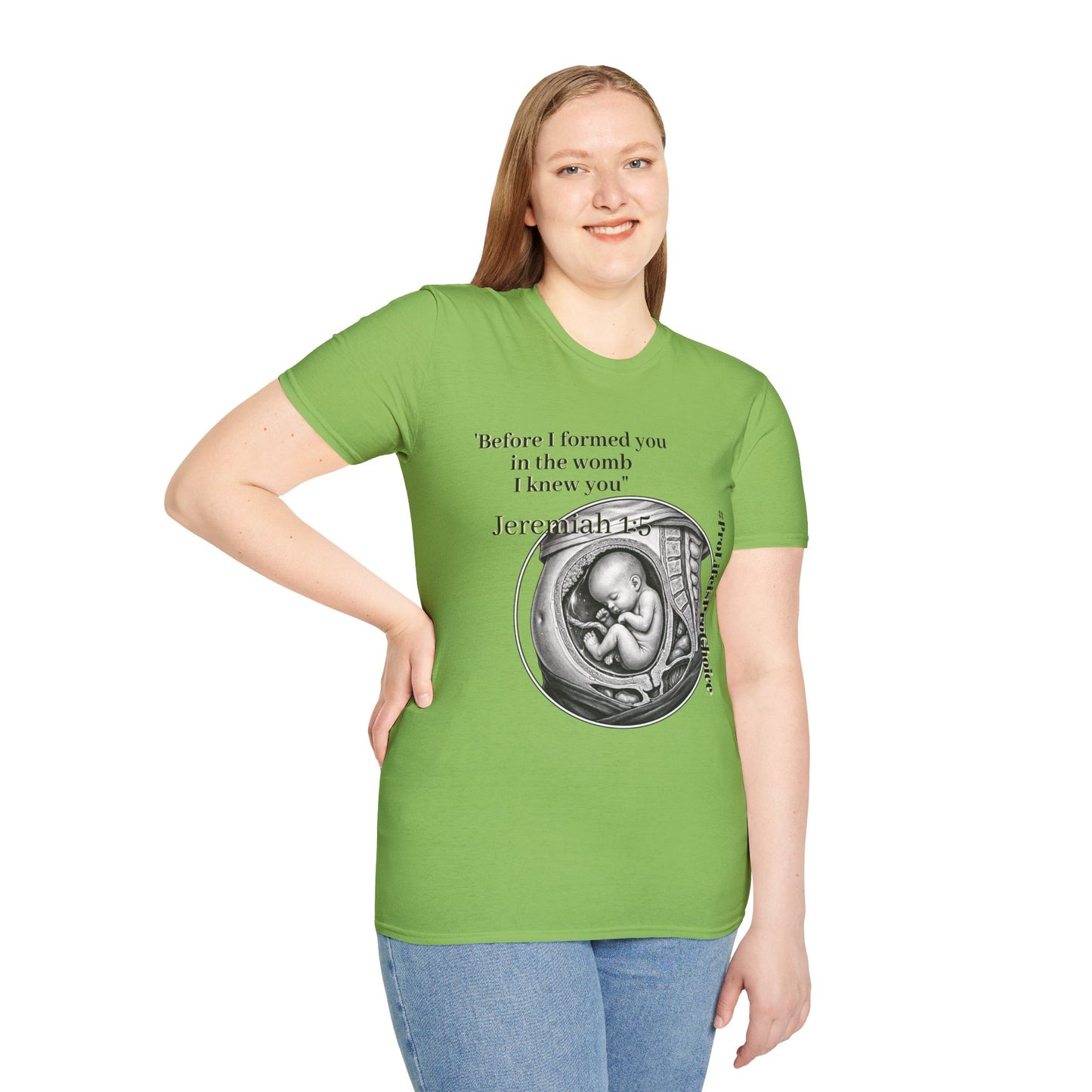 Abolish Abortion T-Shirt - Jeremiah 1:5