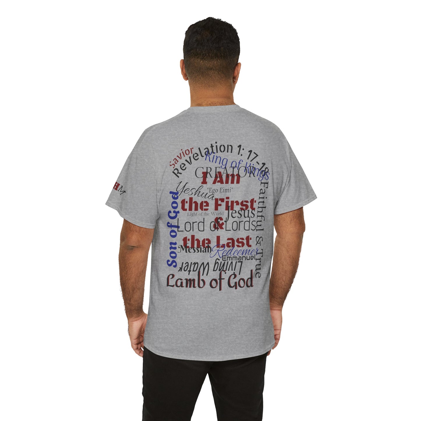 Alpha Omega T-shirt "I Am the First & the Last" Names of Jesus