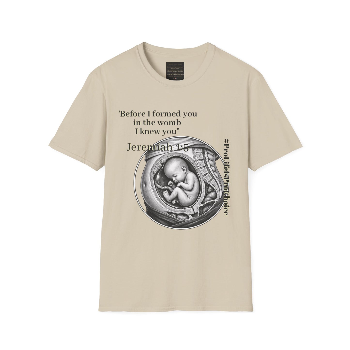 Abolish Abortion T-Shirt - Jeremiah 1:5