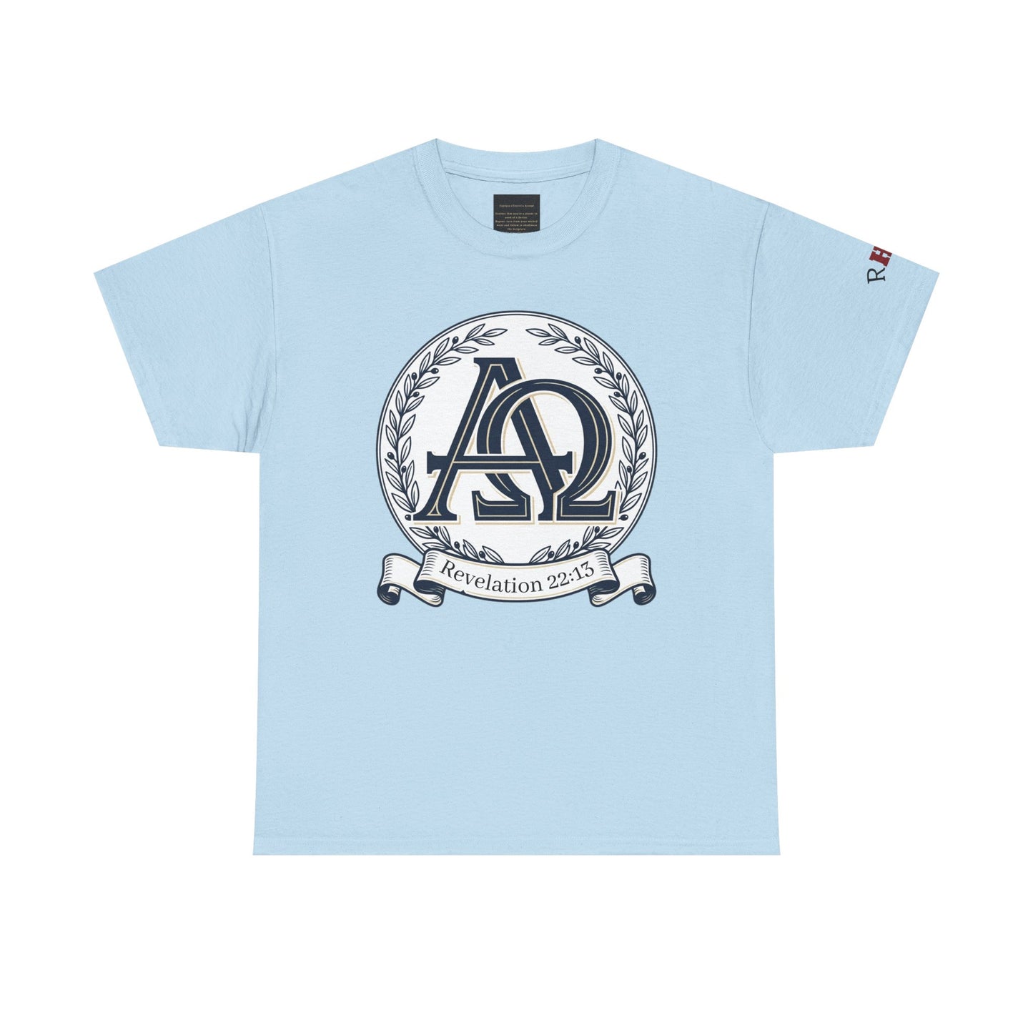 Alpha Omega T-shirt "I Am the First & the Last" Names of Jesus