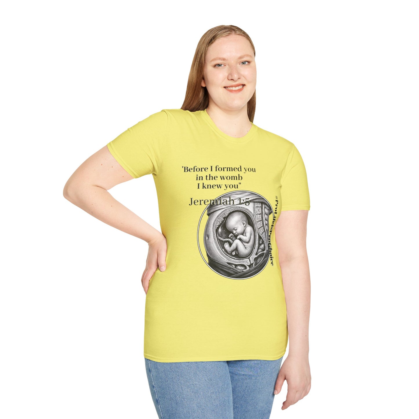 Abolish Abortion T-Shirt - Jeremiah 1:5