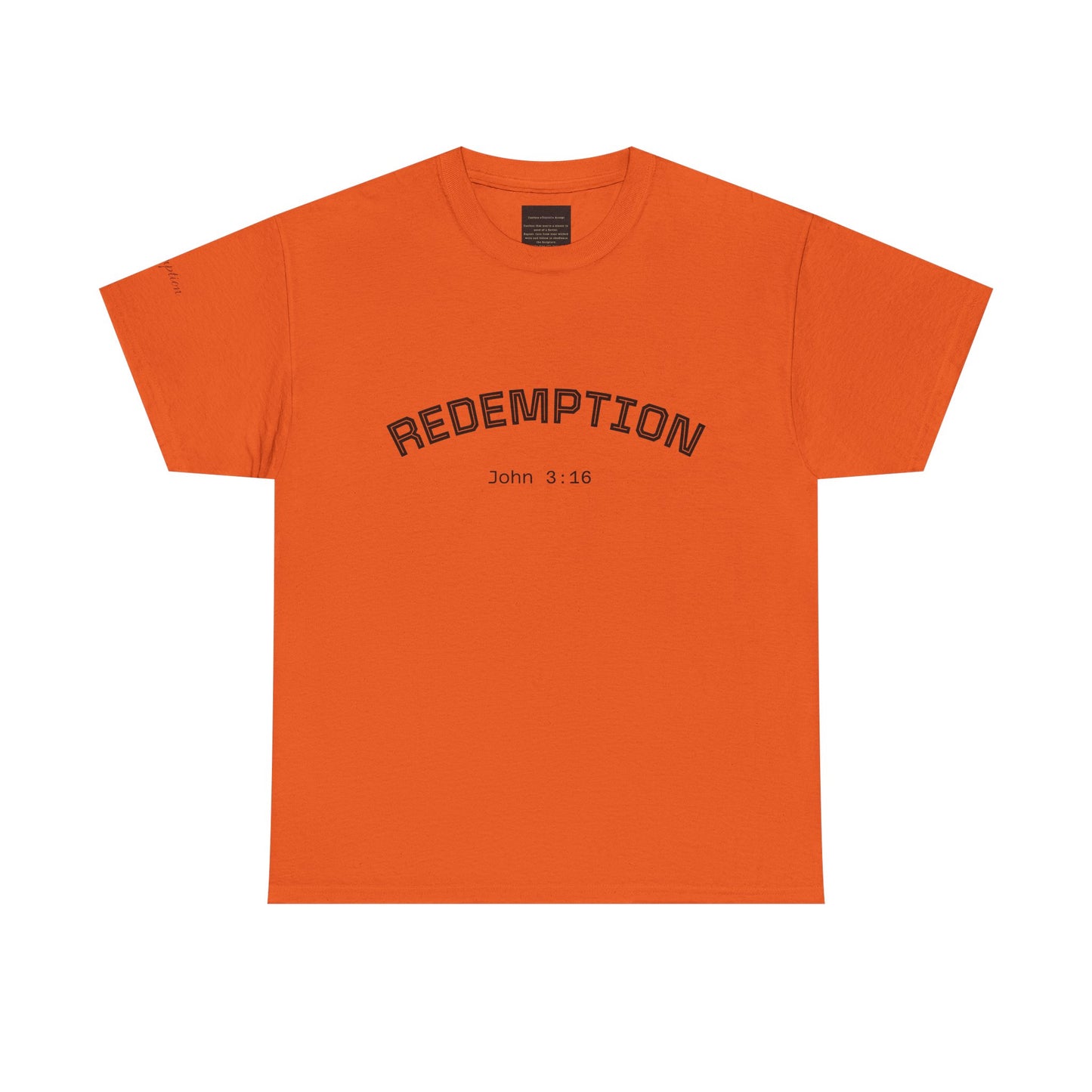 Redemption John 3:16 T-Shirt — Scripture Tee