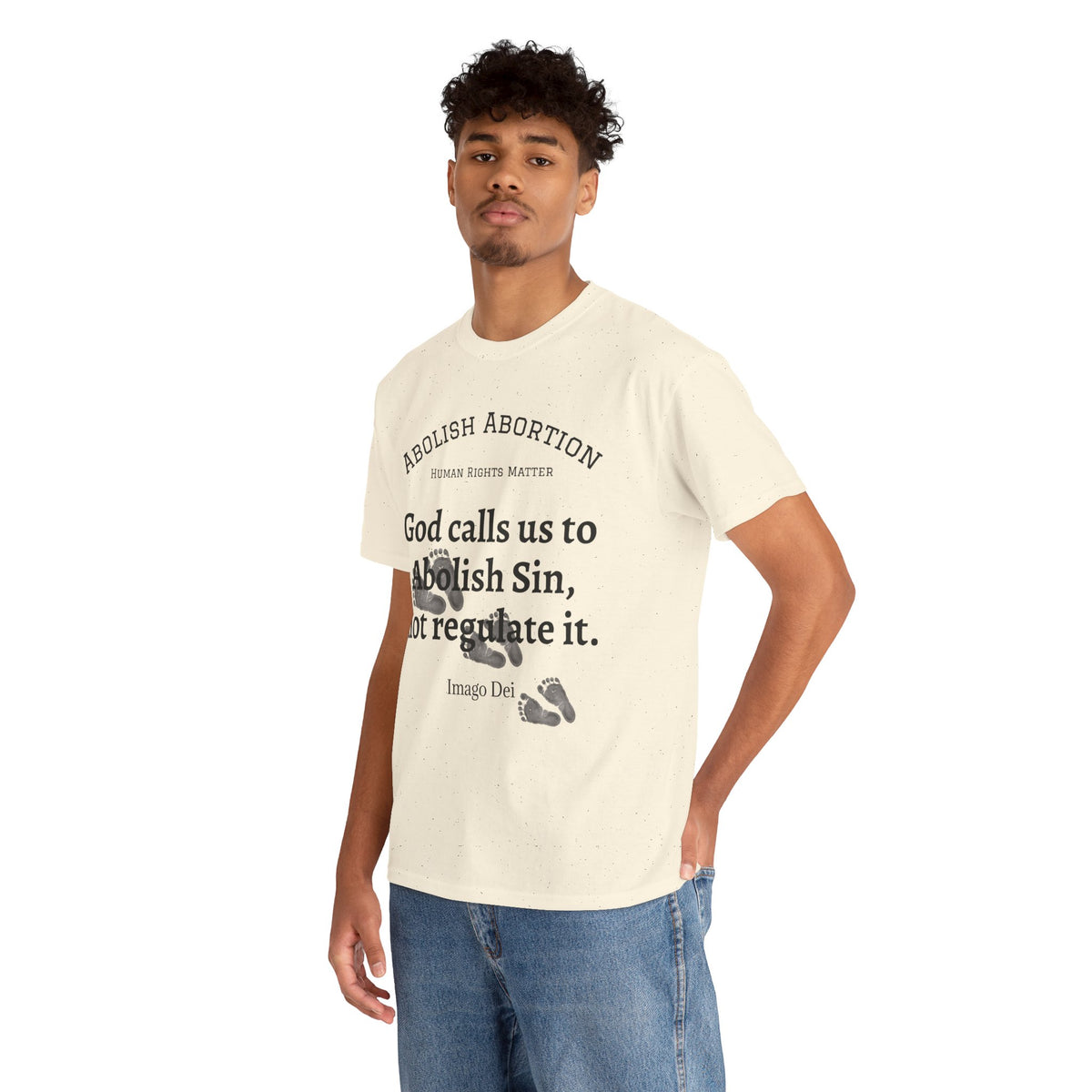 Abolish Abortion II T-Shirt — Jeremiah 1:5 Christian Message