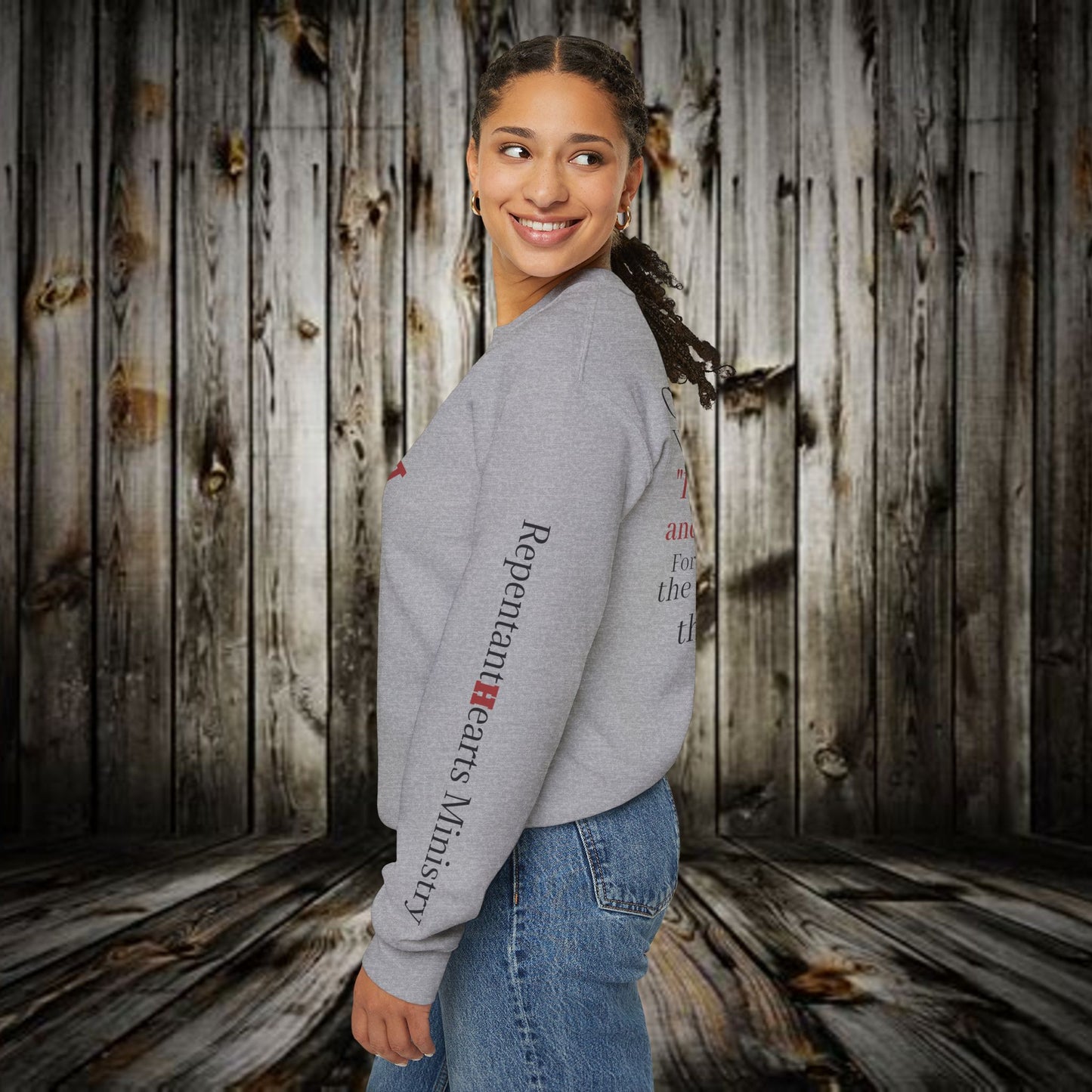 Mercy Crewneck Sweatshirt (Matthew 9:13) — "I Desire Mercy, Not Sacrifice" Inspirational Bible Verse Sweatshirt