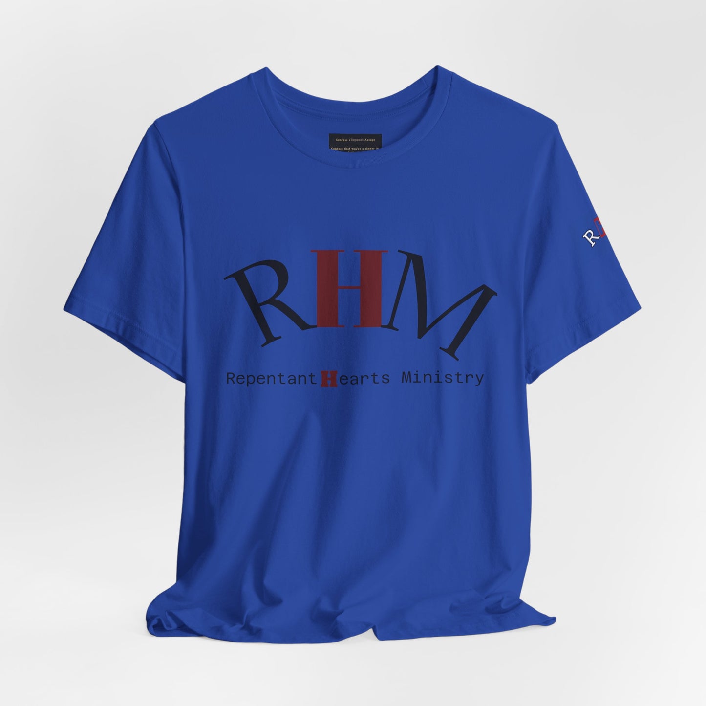 Matt 11:28- Repentant Hearts Ministry T‑Shirt — Scripture Tee