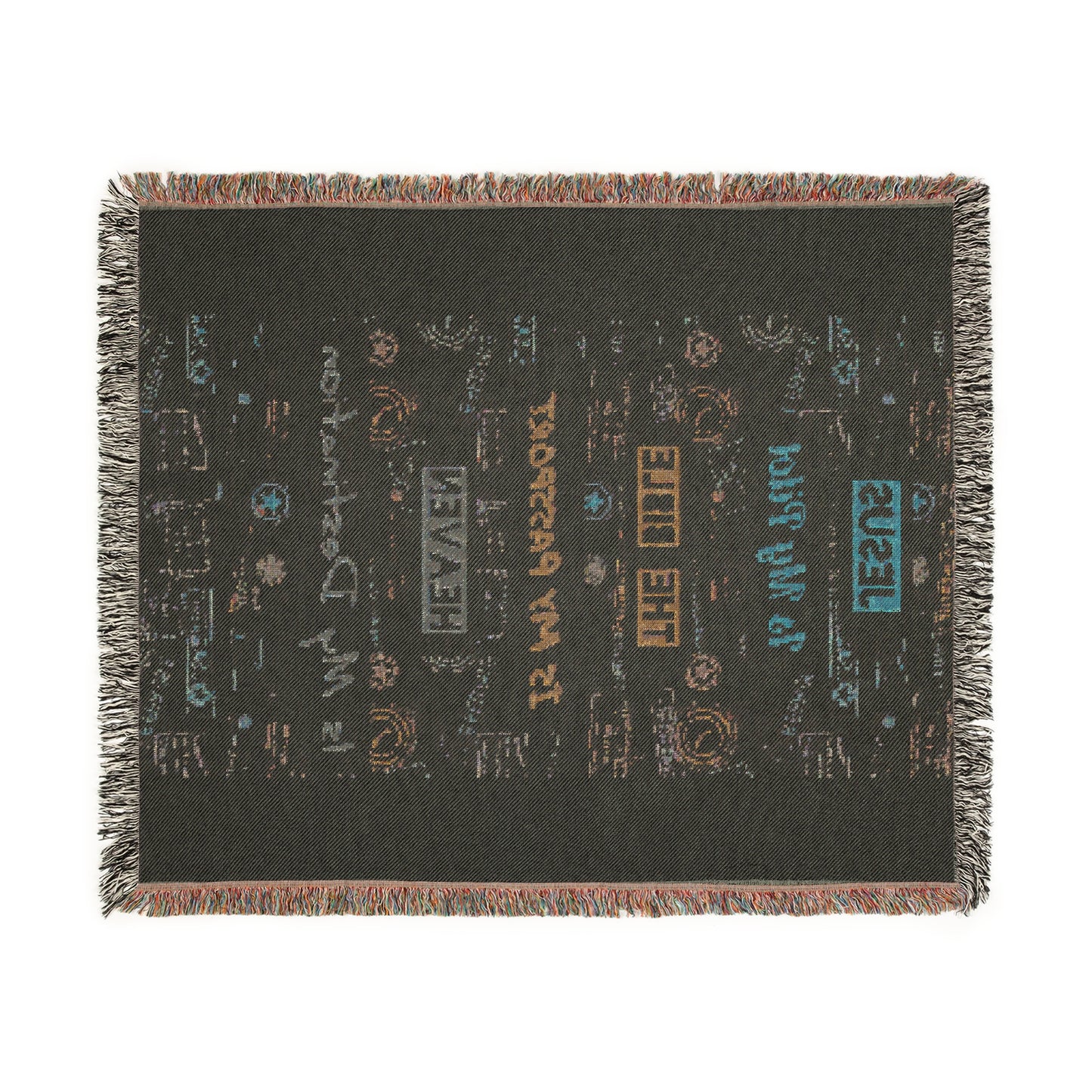 Faith Based Blanket - 'Heaven is My Destination' - Cozy Home Decor for Faith and Comfort
