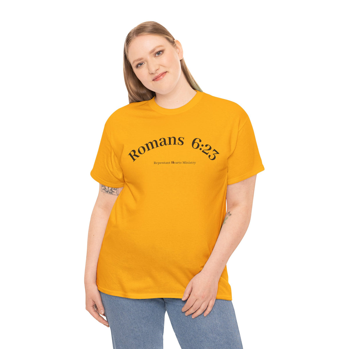 Your Debt Is Paid Romans 6:23 Inspirational- Christian Cross T-Shirt
