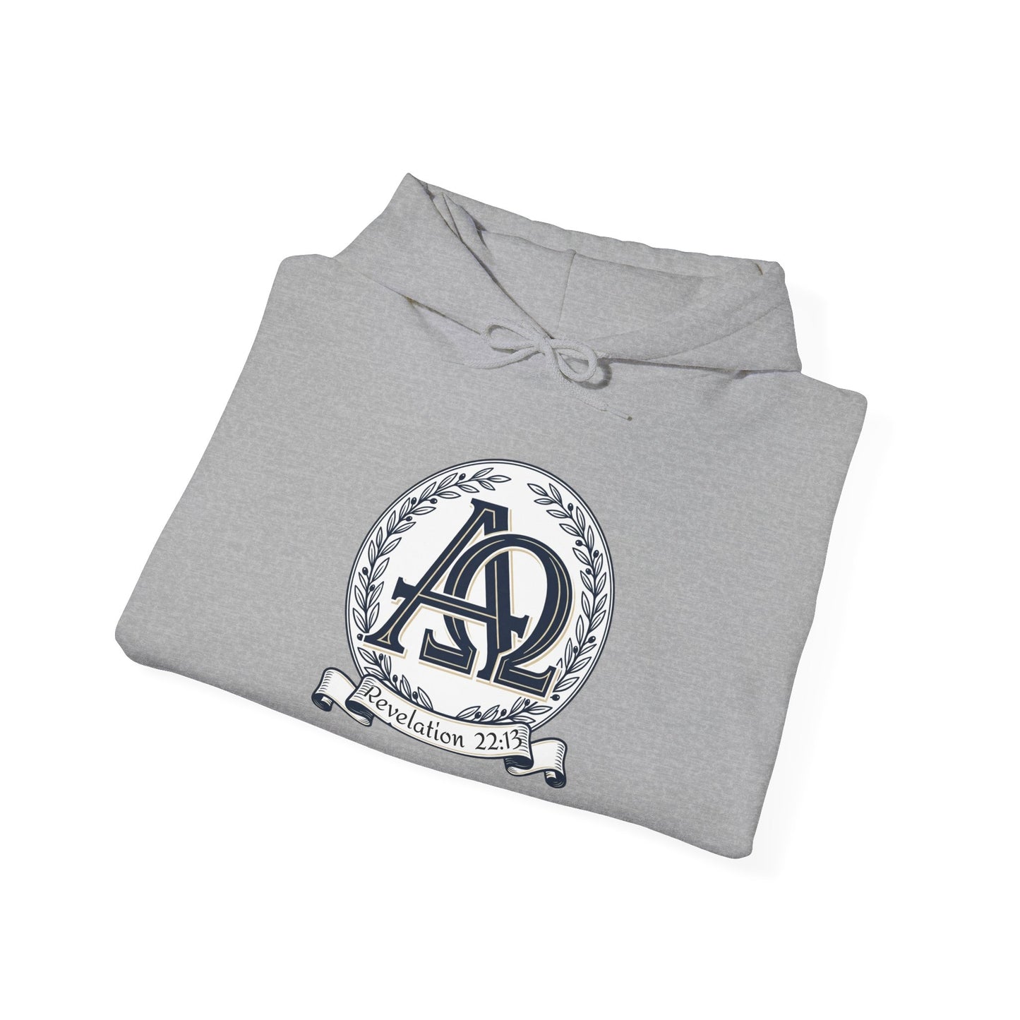 Alpha Omega Hoodie — "I Am the First & the Last" Names of Jesus