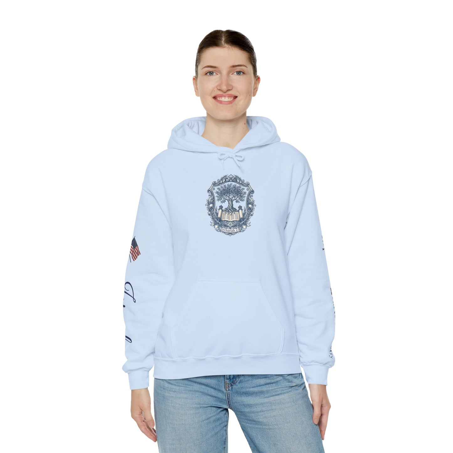Israel Zechariah 2:8 Hoodie — Isaiah62 & Romans 9- Stand with Israel
