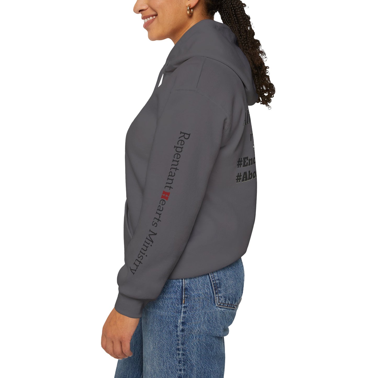 Abolish Abortion Heavy Blend™ Jeremiah 1:5 Hooded Sweatshirt