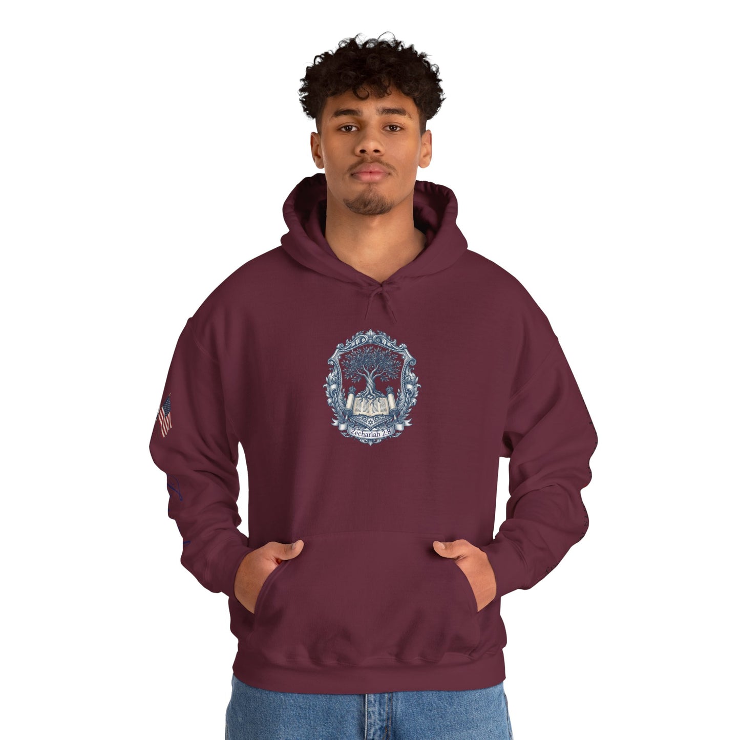 Israel Zechariah 2:8 Hoodie — Isaiah62 & Romans 9- Stand with Israel