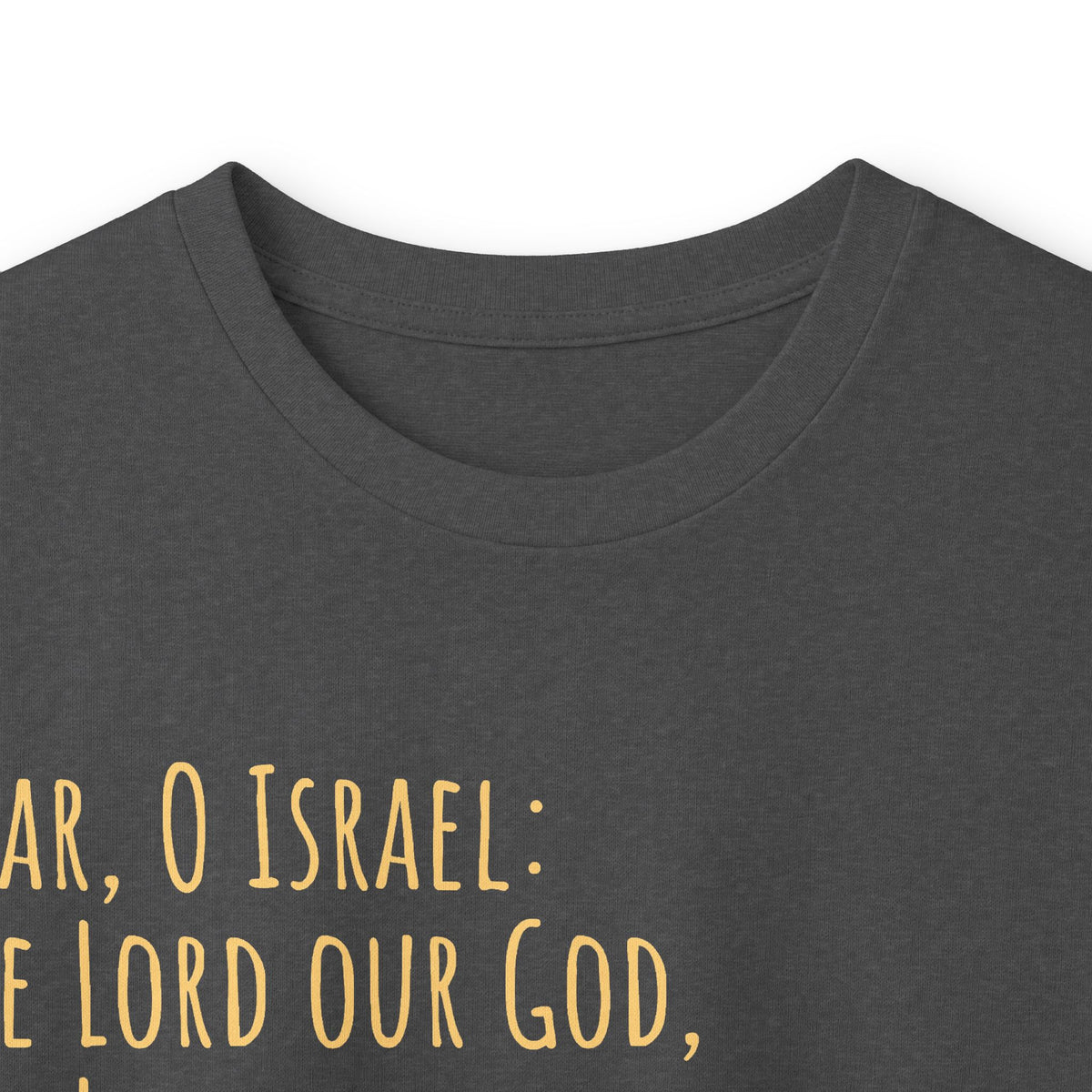 Shema Prayer: Hear, O Israel Long Sleeve T-shirt — Blowing the shofar